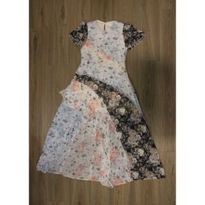 Womens Multi Floral Print Mix Maxi Dress Baevely dress Size M